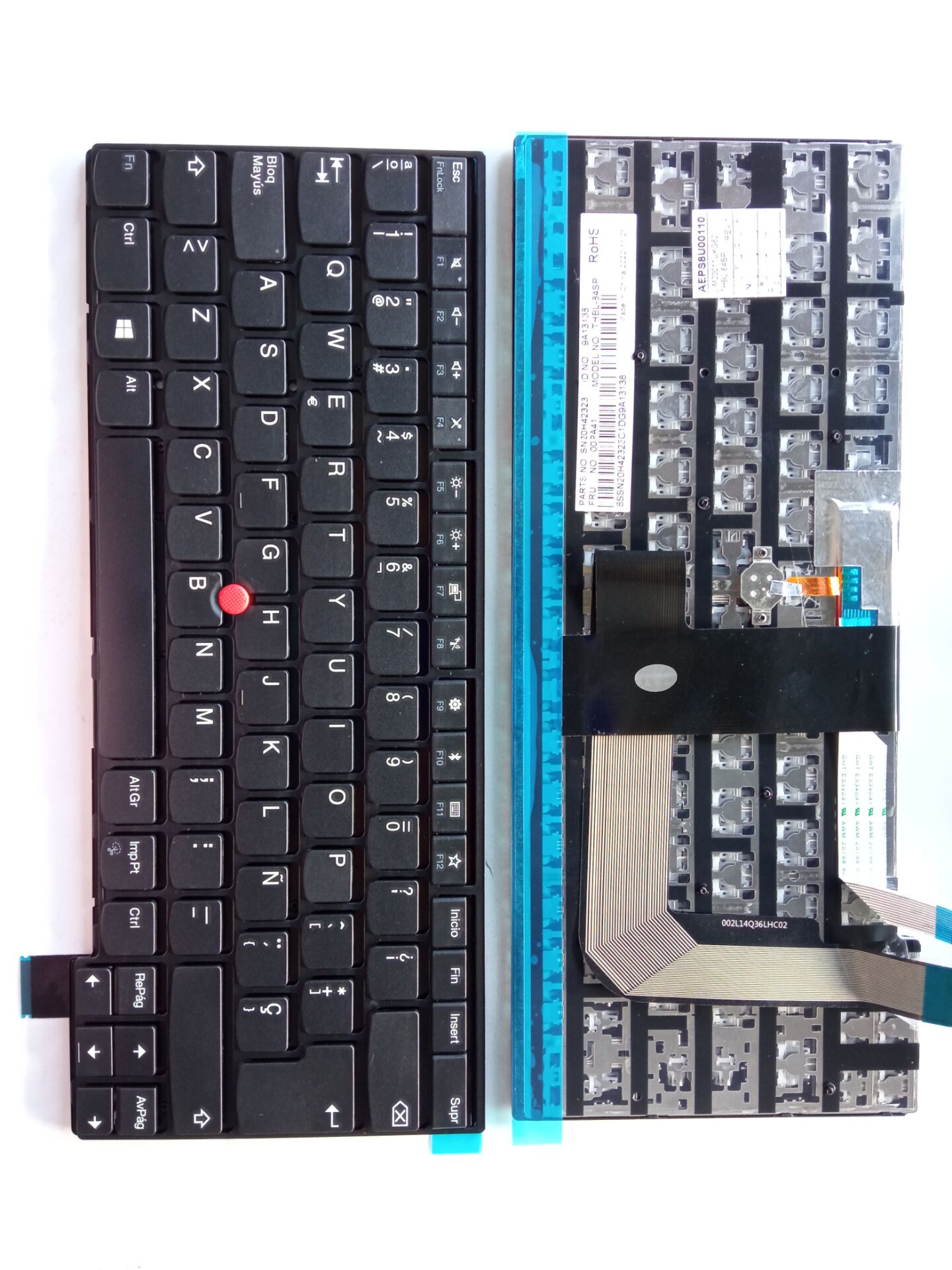 Picture of New Replacement Laptop Keyboard For IBM T470P BLACK FRAME BLACK (OEM) SP Layout
